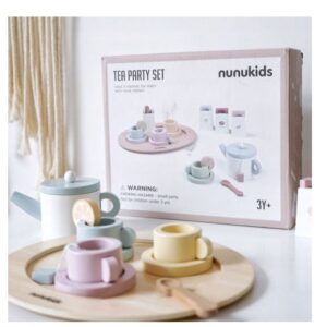 Drewniany serwis do herbaty Nunukids – zdjęcie 5