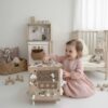 Drewniana kostka manipulacyjna Nunukids XXL — widok 4