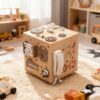 Drewniana kostka manipulacyjna Nunukids XXL — widok 7