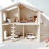 Drewniany domek dla lalek retro nunukids – zdjęcie 7