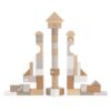 DREWNIANE KLOCKI 50SZT. LABEL LABEL — widok 3