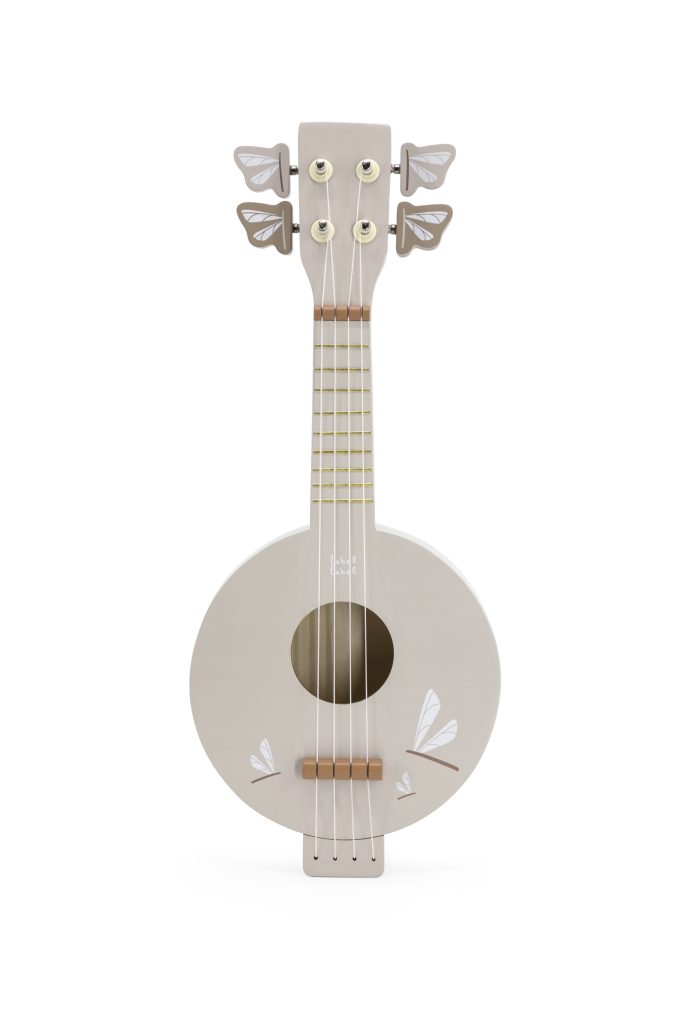 DREWNIANE BANJO LABEL LABEL NUGAT — widok 4