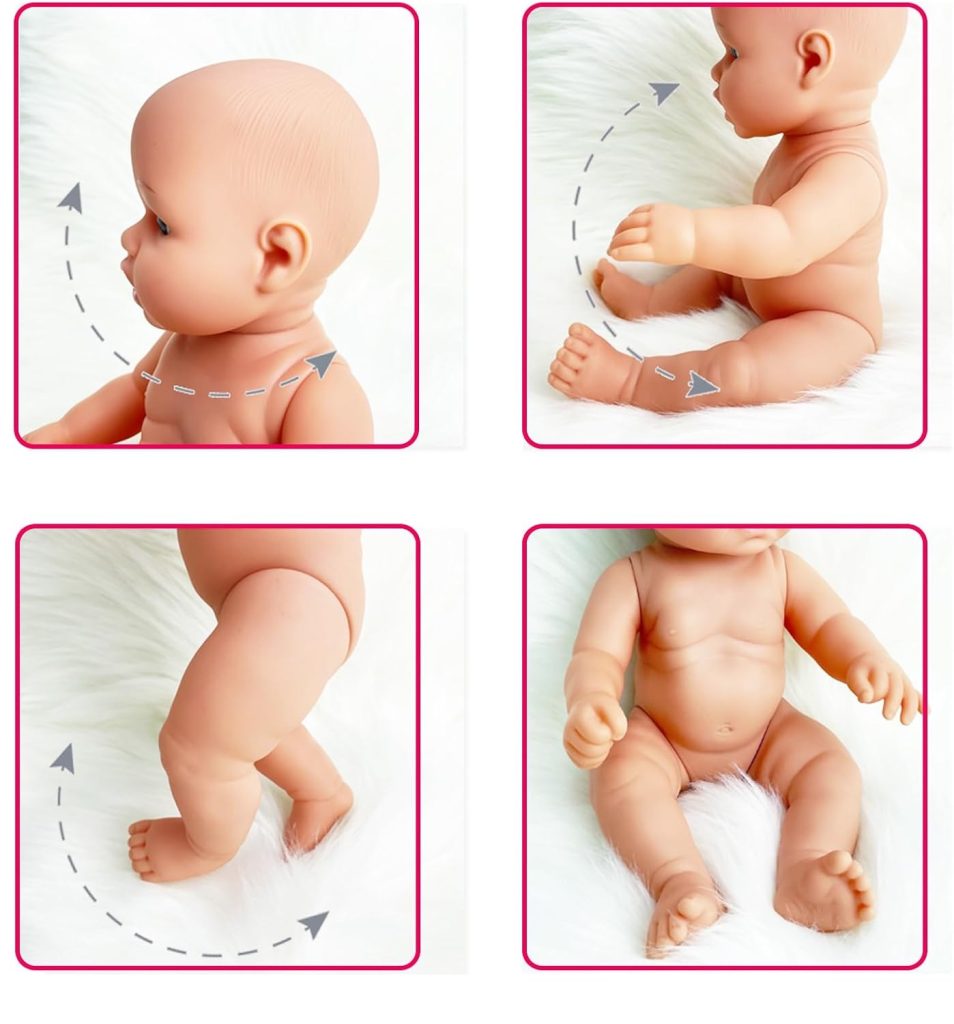 LALKA BOBAS W NOSIDEŁKU Z CZAPECZKĄ Z KOKARDKĄ NIEMOWLAK 30CM — widok 8