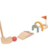 Drewniany edukacyjny zestaw do gry w mini golfa — widok 4